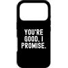 Sarcastic Comfort Co. Custodia per iPhone 17 Pro Sei bravo prometto Relatable Umoristico Sarcastico