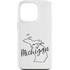 US States United States USA Country Amer Custodia per iPhone 13 Pro Michigan Grandi Laghi Grandi Sogni