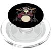 Batterista Procione Batteria Musicista G Procione Batterista Batteria PopSockets PopGrip per MagSafe
