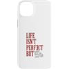 Matching Maroon Red Burgundy Color Graph Custodia per iPhone 14 Plus Maroon Rosso Borgogna Vita Perfetto Outfit Borgogna Grafica
