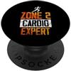 Allenamento Bassa Intensità In Corsa Zon Zone 2 Cardio Expert Fitness Formazione Lo Sport Zona 2 PopSockets PopGrip Adesivo
