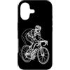T-Shirts de Ciclista Custodia per iPhone 17 Ciclista Disegno di una linea Amante della bicicletta