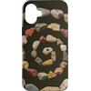 Whimsy Grunge Stone Swirl Nature Graphic Custodia per iPhone 16 Plus Grunge Stone Spiral 90s Vintage Nature Beach Geology