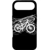 Magliette Grafiche de Ciclismo Custodia per iPhone Air Bicicletta Disegno di una linea Biker