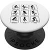 Freestyle BMX Bike Accessori Regali BMX Infografica BMX Bicycles BMX bici Freestyle race BMX PopSockets PopGrip Adesivo