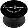 Wedding Party Apparel Co. Team Groom | Squadra di corrispondenza per feste di addio al celibato - Divertimento PopSockets PopGrip Adesivo