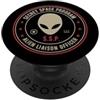 Secret Space Program Alien Liaison Offic Programma spaziale segreto/Alien Liaison Officer Insignia Design PopSockets PopGrip Adesivo