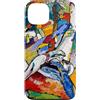 ArtLoversCafe Custodia per iPhone 13 Wassily Kandinsky Composizione II Arte astratta
