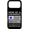 PARAMEDIC GIFTS FOR MEN WOMEN Custodia per iPhone 17 Pro Max Orgoglioso paramedico mamma mamma bandiera USA simbolo medico SME EMT
