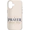 Faith Revival Studio Custodia per iPhone 17 La preghiera cambia le cose Fede cristiana Croce Bibbia della Chiesa