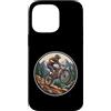 mountainbike trail action cycling jump r Custodia per iPhone 14 Pro Max Mountain Bike Jump Foresta Montagne Trail