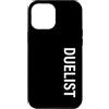 Funny Duelist Tees & Gifts Custodia per iPhone 12 Pro Max Duellante Verticale