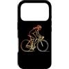 T-Shirts Grafiche de Motociclista per Ra Custodia per iPhone 17 Pro Vintage Cycling Girl Disegno di una linea in bicicletta