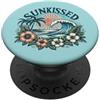 The Aqua Cottage Estate tropicale baciata dal sole PopSockets PopGrip Adesivo