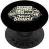 Patchline Studio Wave Shaper Sintetizzatore Modulare Patchhead PopSockets PopGrip Adesivo