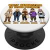 Poodle Fun Designs Divertente regalo per amanti dei cani con barboncini PopSockets PopGrip Adesivo