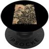 Dragon Book Lover Readin Japanese Bookwo Dragon Book Lover Readin Giapponese Bookworm PopSockets PopGrip Adesivo