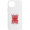Matching Red Color Graphic Tee Custodia per iPhone 14 Plus Il colore rosso era, Am & Will Be Red Graphic