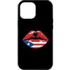 Souvenirs Albanian Lover Gifts Custodia per iPhone 12 Pro Max Lips Half Puerto Rican Albanian Roots Albania