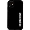 Funny Magnet Fisher Tees & Gifts Custodia per iPhone 11 Magnete Fisher Verticale