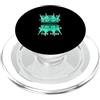 Matching Light Teal Aqua Color Graphic T Colore verde acqua chiaro Was, Am & Will Be Teal Aqua Graphic PopSockets PopGrip per MagSafe