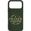 Faith Revival Studio Custodia per iPhone 17 Pro Max La preghiera cambia le cose Fede cristiana Croce religiosa
