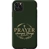 Faith Revival Studio Custodia per iPhone 11 Pro Max La preghiera cambia le cose Fede cristiana Croce religiosa
