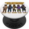Rottweiler Fun Designs Rottie Generations - Divertente regalo per gli amanti dei cani PopSockets PopGrip Adesivo