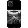 Funny Possum Capybara Meme Humor Gifts M Custodia per iPhone 11 Pro Max Divertente opossum UFO Selfie Alien Astronave Meme Umorismo