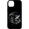 Red Sun Society Custodia per iPhone 14 Plus Giapponese Gru Sakura Pagoda Monte Fuji Luna Zen Art