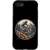mountainbike trail action cycling jump r Custodia per iPhone SE (2020) / 7/8 Mountain Bike Jump Foresta Montagne Trail
