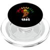 Juneteenth Black Power Designs Juneteenth Black 1865, Mese della storia della libertà, Regina PopSockets PopGrip per MagSafe