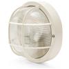 Velamp BUBBLE: Applique tonda in plastica + vetro E27 max 60W - Bianco