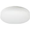 Velamp POLESTAR XL: Plafoniera tonda LED IP65, 2400 lumen, diametro 33cm. Bianco