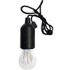 Velamp RETRO': Lampada LED a filamento con cordoncino - Luce calda
