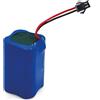 Velamp Batteria al litio ricaricabile 18650x2 7,4V 4400mAh. Con connettore