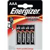 ENERGIZER blister di 4 pile alcaline POWER LR03 (AAA)