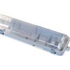 Tecnid Plafoniera IP65 per soli tubi LED 2X36W