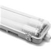 Velamp Plafoniera IP65 con 2 tubi LED 9W - 4000K. 60 cm