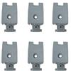 Velamp 6 clips in policarbonato per serie TNE / NEPF