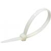 Velamp Fascette Stringicavo Bianche 3,6x140mm, 100 Pezzi, Robuste, Resistenti UV per Cablaggi Industriali e Professionali