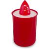 Velamp Lumino Elettrico a Led 9 cm, Durata 90gg, rosso con Luce fissa rossa