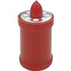 Velamp Lumino Elettrico a Led 12,9 cm, Durata 60gg, rosso con Luce intermittente rossa