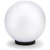 APOLUX: Sfera per esterno in PMMA, 200mm, Attacco E27, bianco