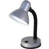 Velamp CHARLESTON: Lampada da tavolo silver con attacco E27