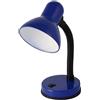 Velamp CHARLESTON: Lampada da tavolo blu con attacco E27