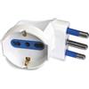 Velamp Adattatore schuko 90°: 1 presa 10/16A con schuko vs Spina 16A