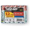 Velamp Pila alcalina mini stilo LR03 AAA, 1,5V - Multipack da 12 pile