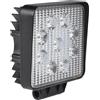Stak Luce da lavoro 12/24V quadrata, 27W e 1800 lumen, IP67. Nero