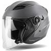 VINZ Calobra Casco Jet Doppia Visiera | Casco Scooter / Moto Donna E Uomo | Certificato ECE 22.06 | nelle taglie dalla XS-XXL - Titanio